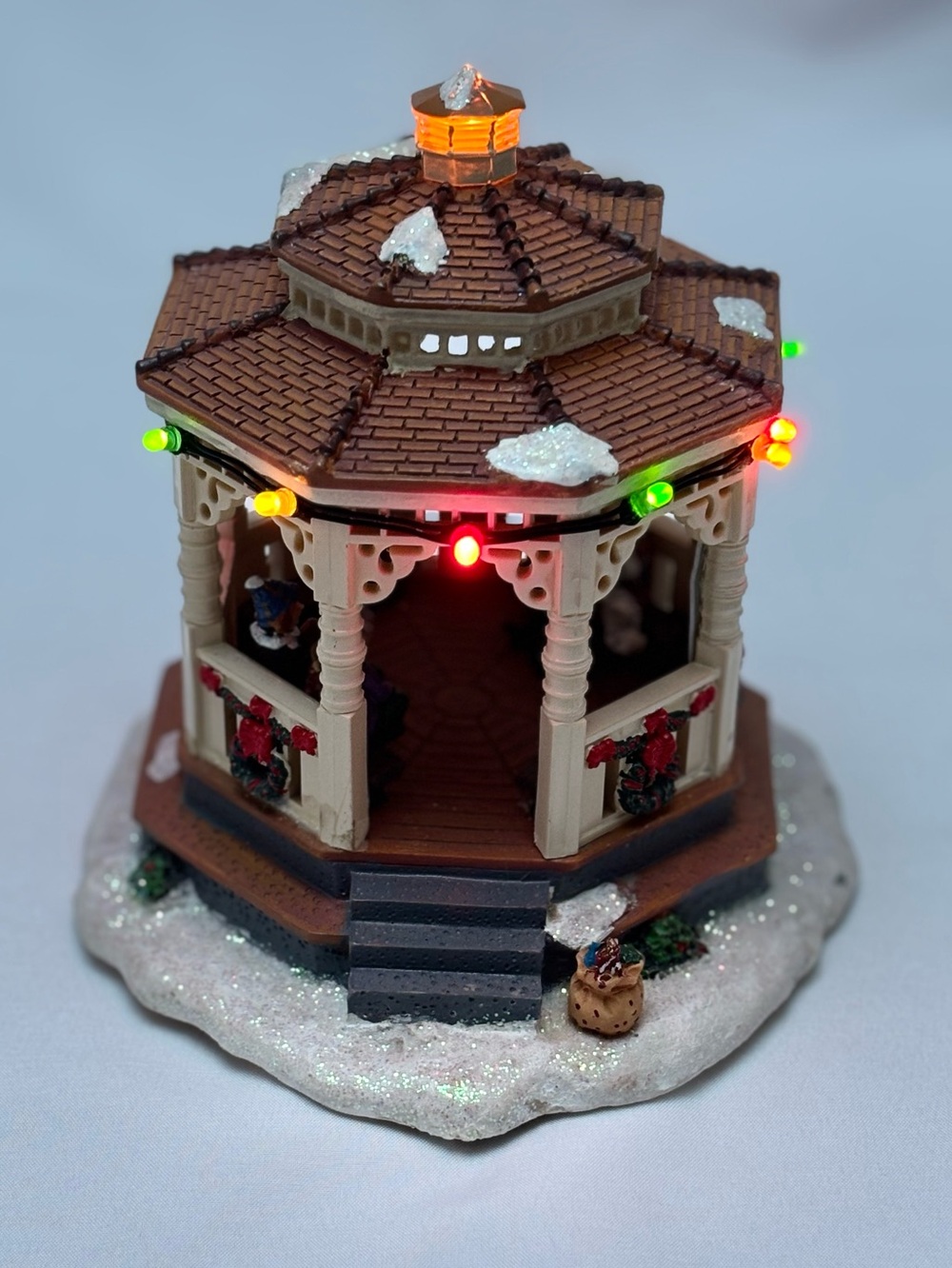 St. Nicholas Square Village Square Gazebo Lighted